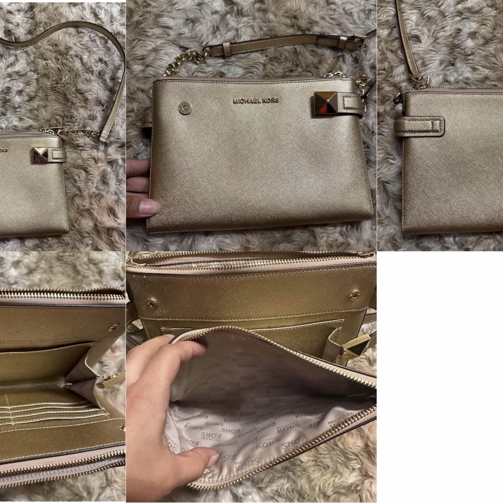Michael Kors Karla Medium East West crossbody bag - Picture 2 of 3